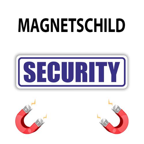 Magnetschild “SECURITY“