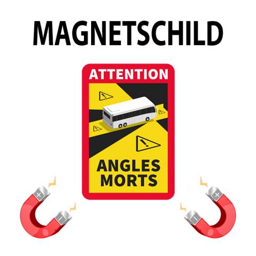 Angles Morts MAGNETSCHILDER / Bus Wohnmobil