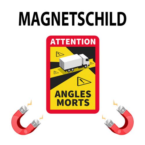 Angles Morts MAGNETSCHILDER / LKW über 3.5t