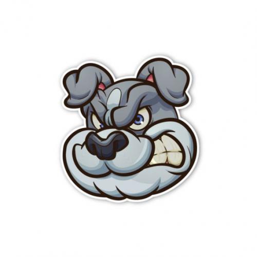 Premium Aufkleber Sticker - BAD DOG