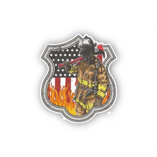 Premium Aufkleber Sticker - NYC FIREFIGHTER