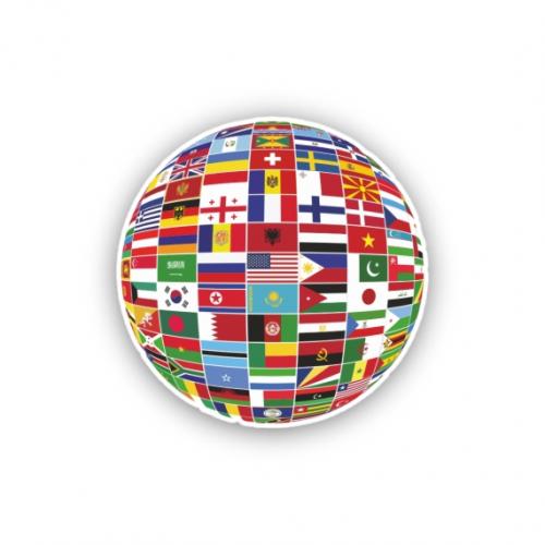Premium Aufkleber Sticker - GLOBAL FLAGS