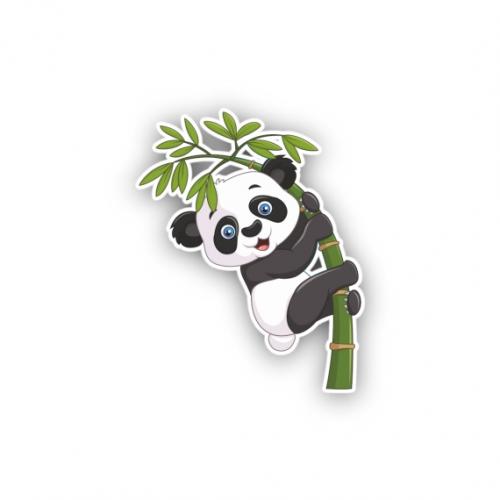 Premium Aufkleber Sticker - COOLER PANDA